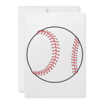 classic baseball design invite