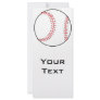 classic baseball design rack cards