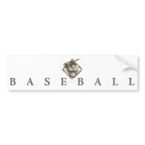 Classic Baseball T-shirts and Gift Ideas Bumper Stickers