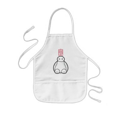 Classic Baymax Sitting Graphic Apron