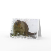 Classic Beavers Greeting Card