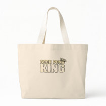 Classic Beer Pong King Tote Bag
