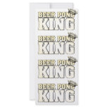 Classic Beer Pong King rack cards