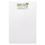 Classic Beer Pong King Custom Stationery