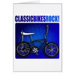 Classic Bikes Rock! Greeting Cards