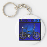 Classic Bikes Rock! Key Chain