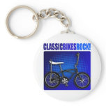 Classic Bikes Rock! Key Chains