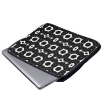 classic black and white pattern case laptop computer sleeves
