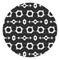 classic Black and white pattern sticker by mrsrnj classic Black and white pattern sticker