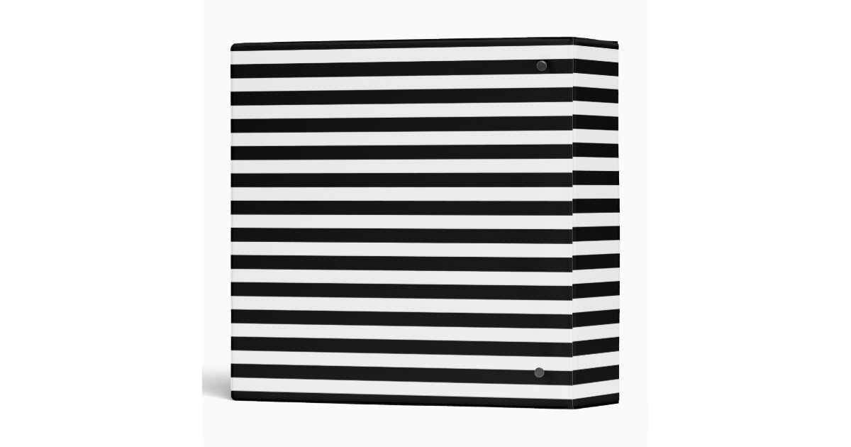 classic black and white stripe pattern binder zazzle classic black and white stripe pattern binder zazzle