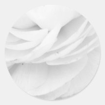 Classic Black and White Wedding Sticker