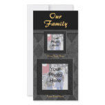 Classic Black Family Photo Cards