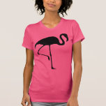 Classic Black Flamingo Silhouette Shirt