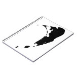 Classic Black Map of Nantucket Note Books