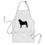 Classic Black Pug Design Apron