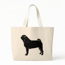 Classic Black Pug Design Bag