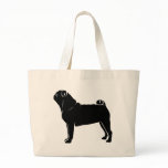 Classic Black Pug Design bags