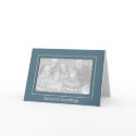 Classic Blue Holiday Template cards