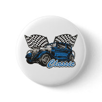 Classic Blue Sedan buttons by classichotrods Classic Blue Sedan buttons