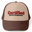 Classic Boob Inspector Creme Hat