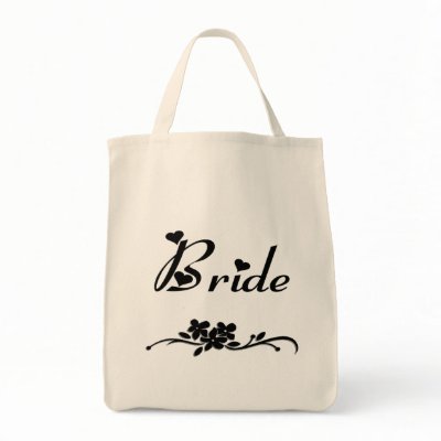 Classic Bride Canvas Bags