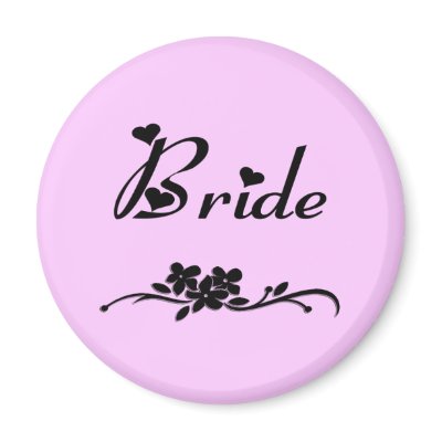 Classic Bride Fridge Magnet