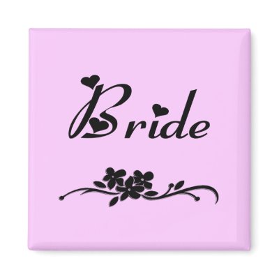 Classic Bride Refrigerator Magnet