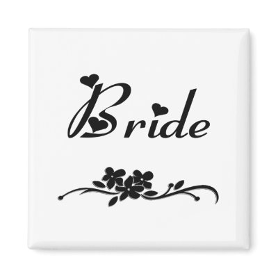 Classic Bride Fridge Magnets