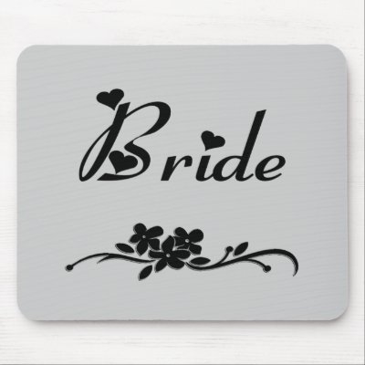 Classic Bride Mouse Pad