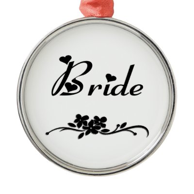 Classic Bride Christmas Tree Ornaments