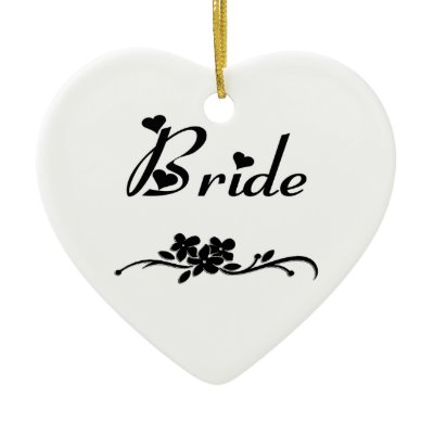 Classic Bride Christmas Ornament