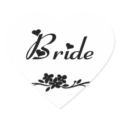 Classic Bride Stickers
