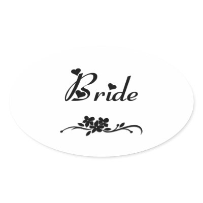 Classic Bride Stickers