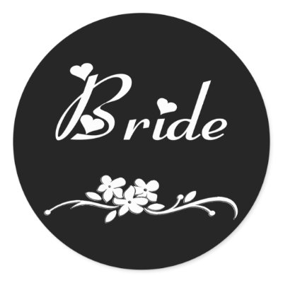 Classic Bride Stickers