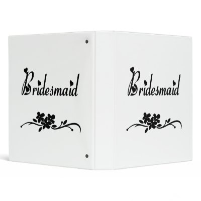Classic Bridesmaid Vinyl Binders