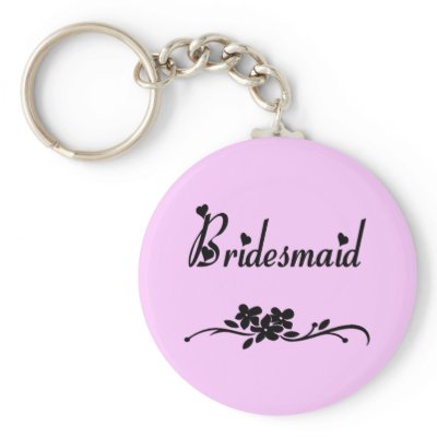 Classic Bridesmaid Key Chain