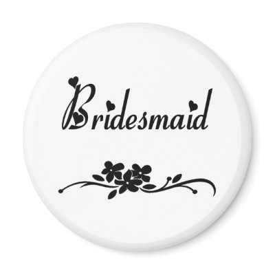 Classic Bridesmaid Fridge Magnets