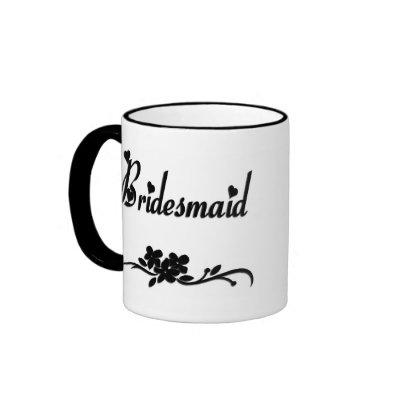 Classic Bridesmaid Coffee Mugs