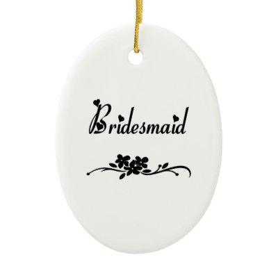 Classic Bridesmaid Christmas Tree Ornaments