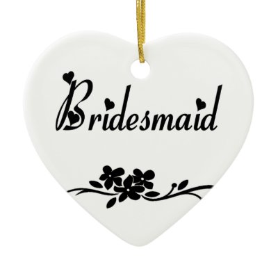 Classic Bridesmaid Ornaments