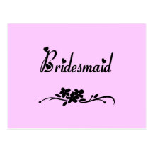 Classic Bridesmaid Post Cards