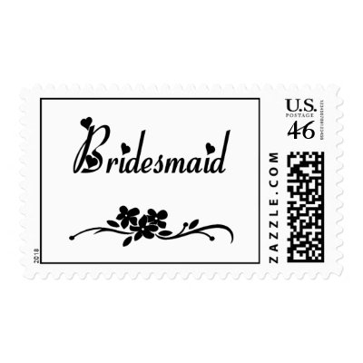 Classic Bridesmaid Postage Stamps