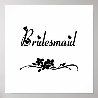 Classic Bridesmaid Print