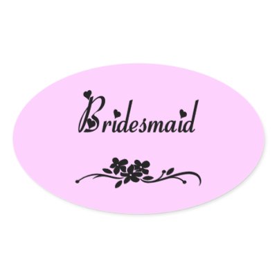 Classic Bridesmaid Sticker