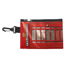 Classic British Red Telephone Box Accessory Bag