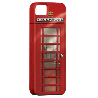 Classic British Red Telephone Box iPhone 5 Case