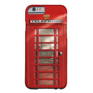 Classic British Red Telephone Box iPhone 5 Case iPhone 6 Case