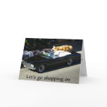 CLASSIC BUICK BIRTHDAY GREETING GREETING CARD