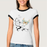 classic butterfly swirl t-shirts