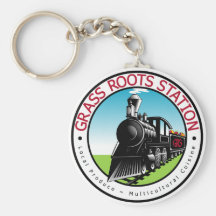 Classic Button Keychain